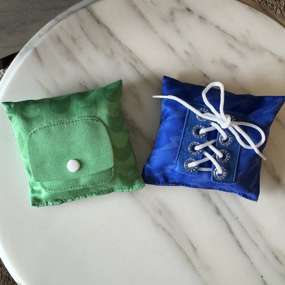 Educational Insights Dressing Skills Bean Bags - Montessori Busy Board